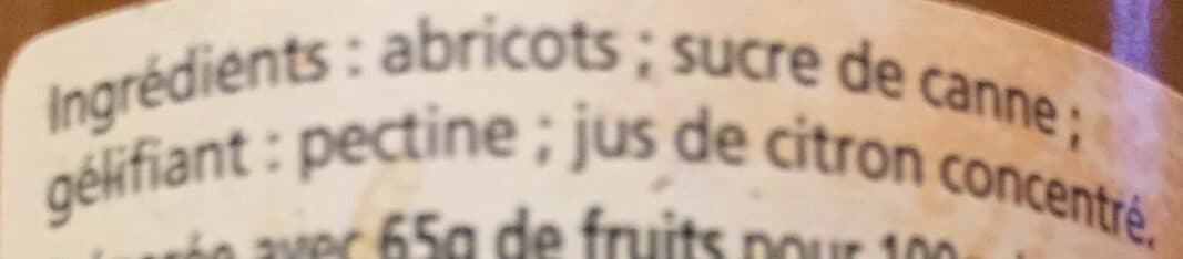 Abbaye de sept fons Confiture Allegee Bio - Abricots packshot