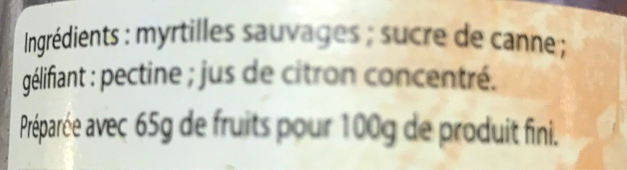 Abbaye de sept fons Myrtilles Sauvages packshot