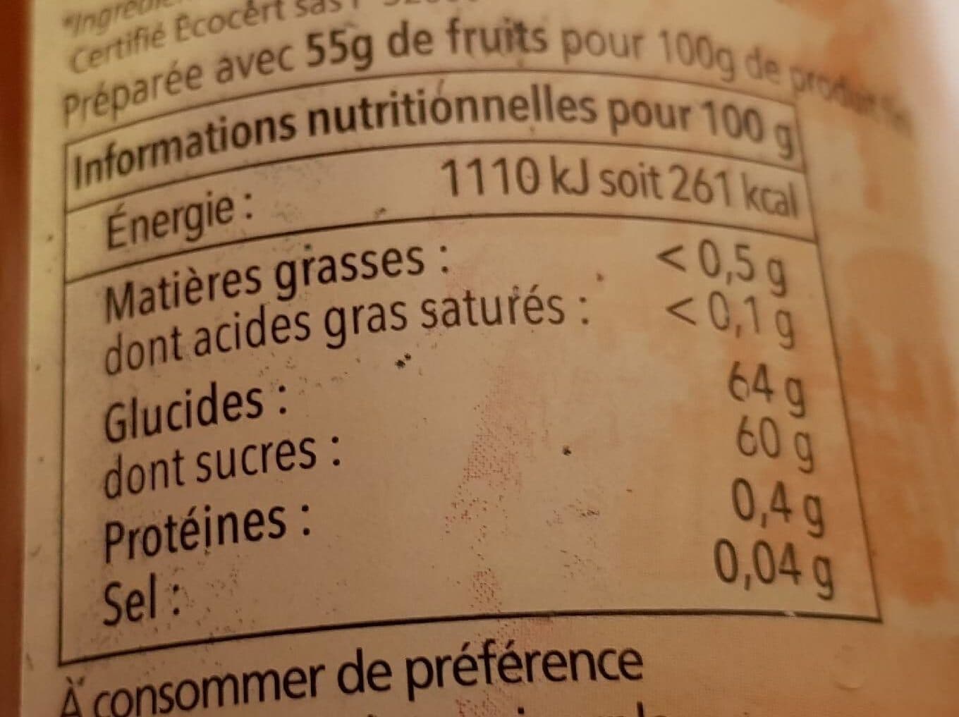 Abbaye de sept fons Confiture Orange Allegee packshot