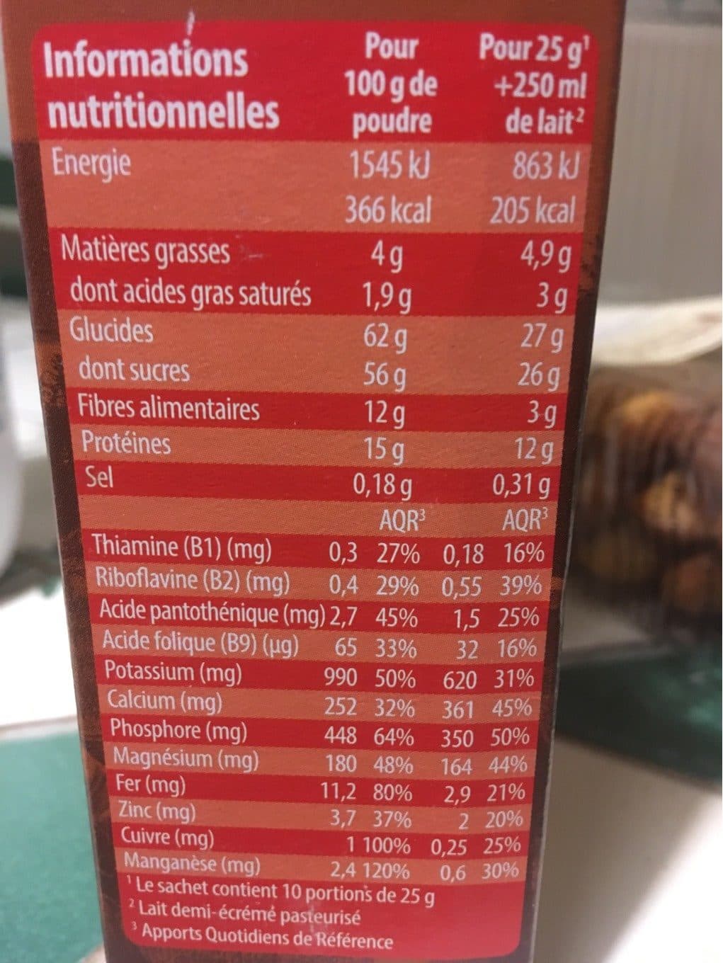Abbaye de Sept-Fons Petit déjeuner chocolaté packshot