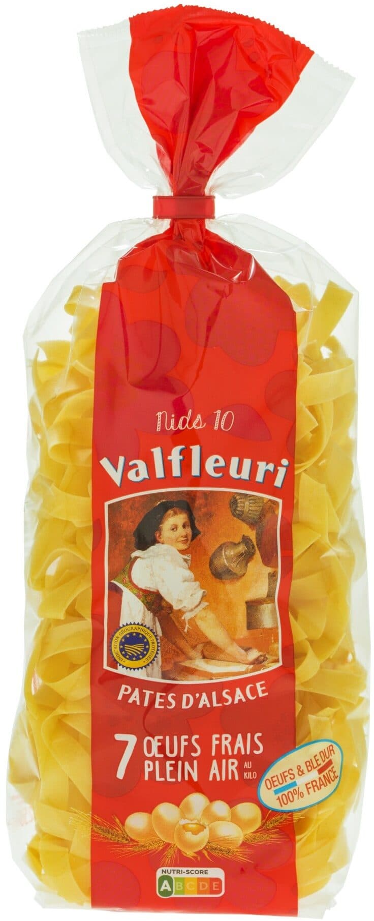 Valfleuri Nids 10 Pâtes d'Alsace packshot