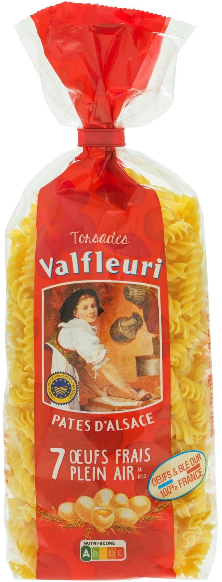 Valfleuri Torsades Pâtes d'Alsace packshot