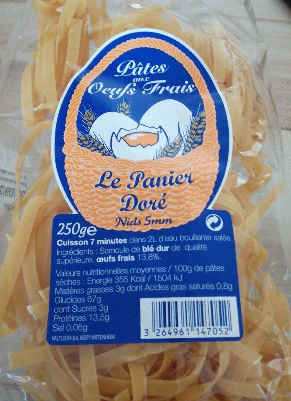 Nids aux oeufs Le Panier Doré packshot