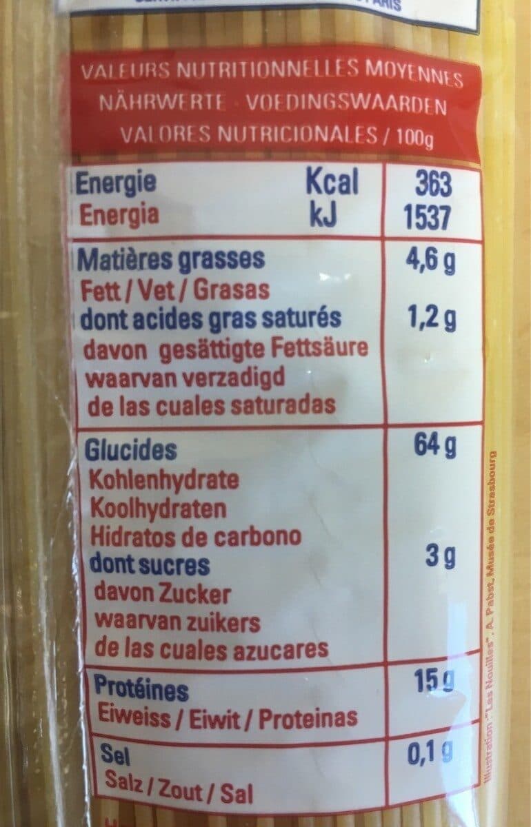 Valfleuri VALFLEURI Spaghetti épais 500g packshot