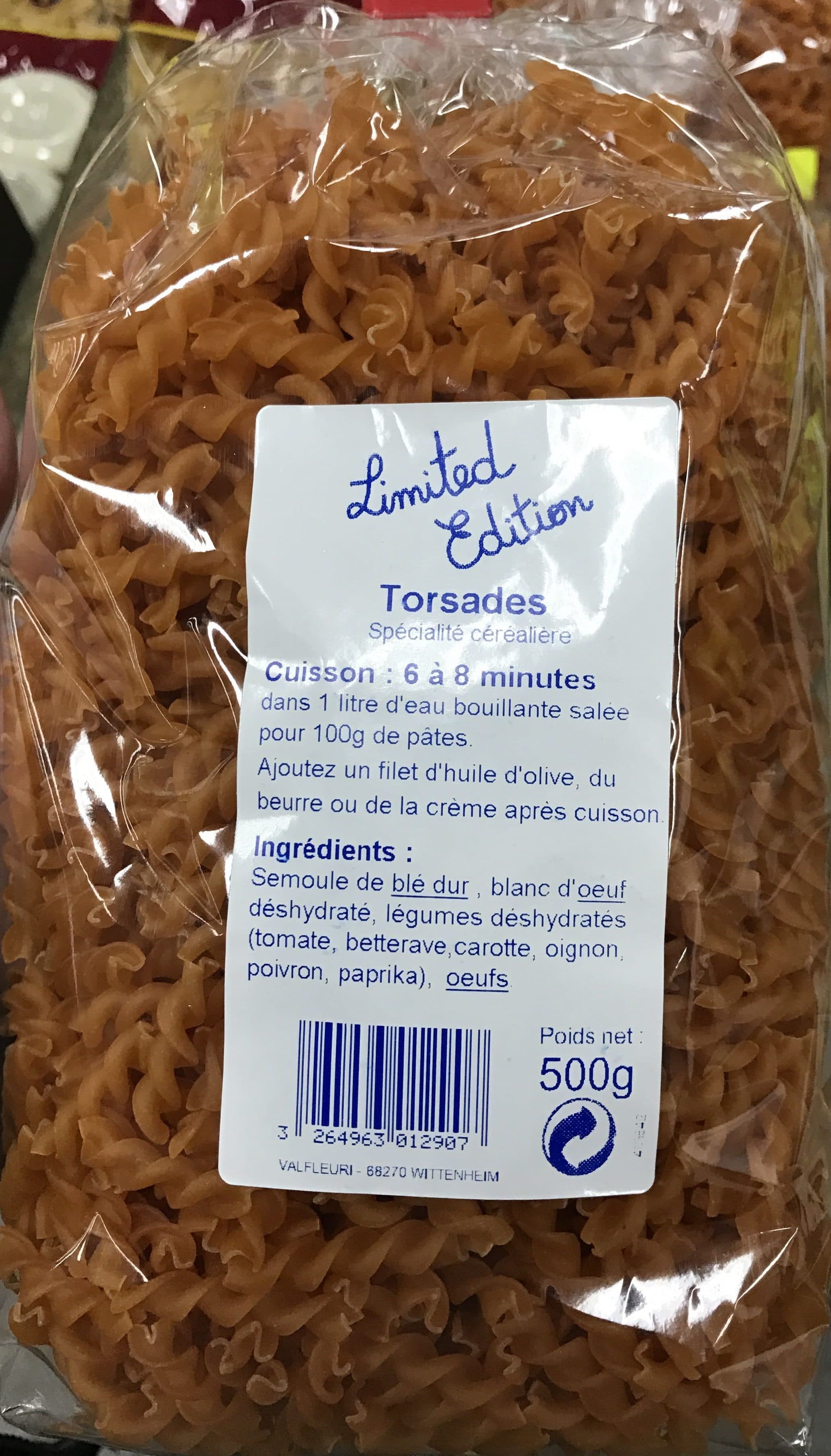 Limited Edition Torsades packshot