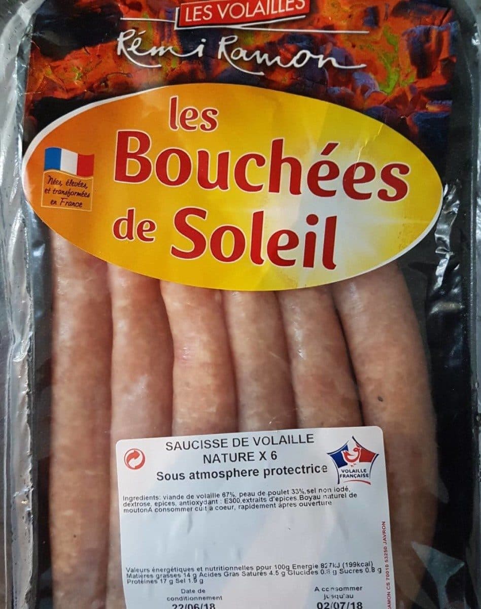 Open Food Facts Saucisses de volaille packshot