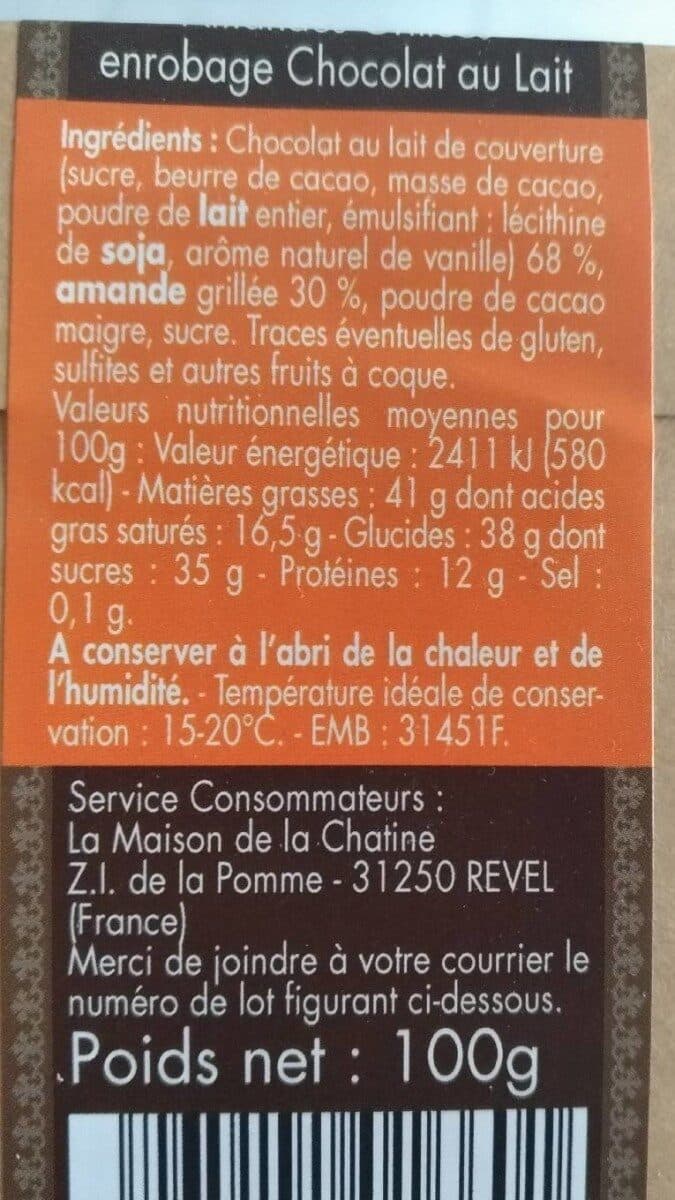 Open Food Facts Amandes grillées packshot
