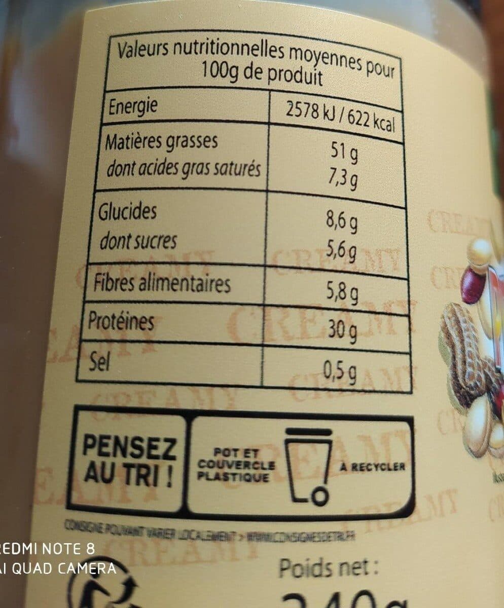 TL Foods Beurre de Cacahuete packshot