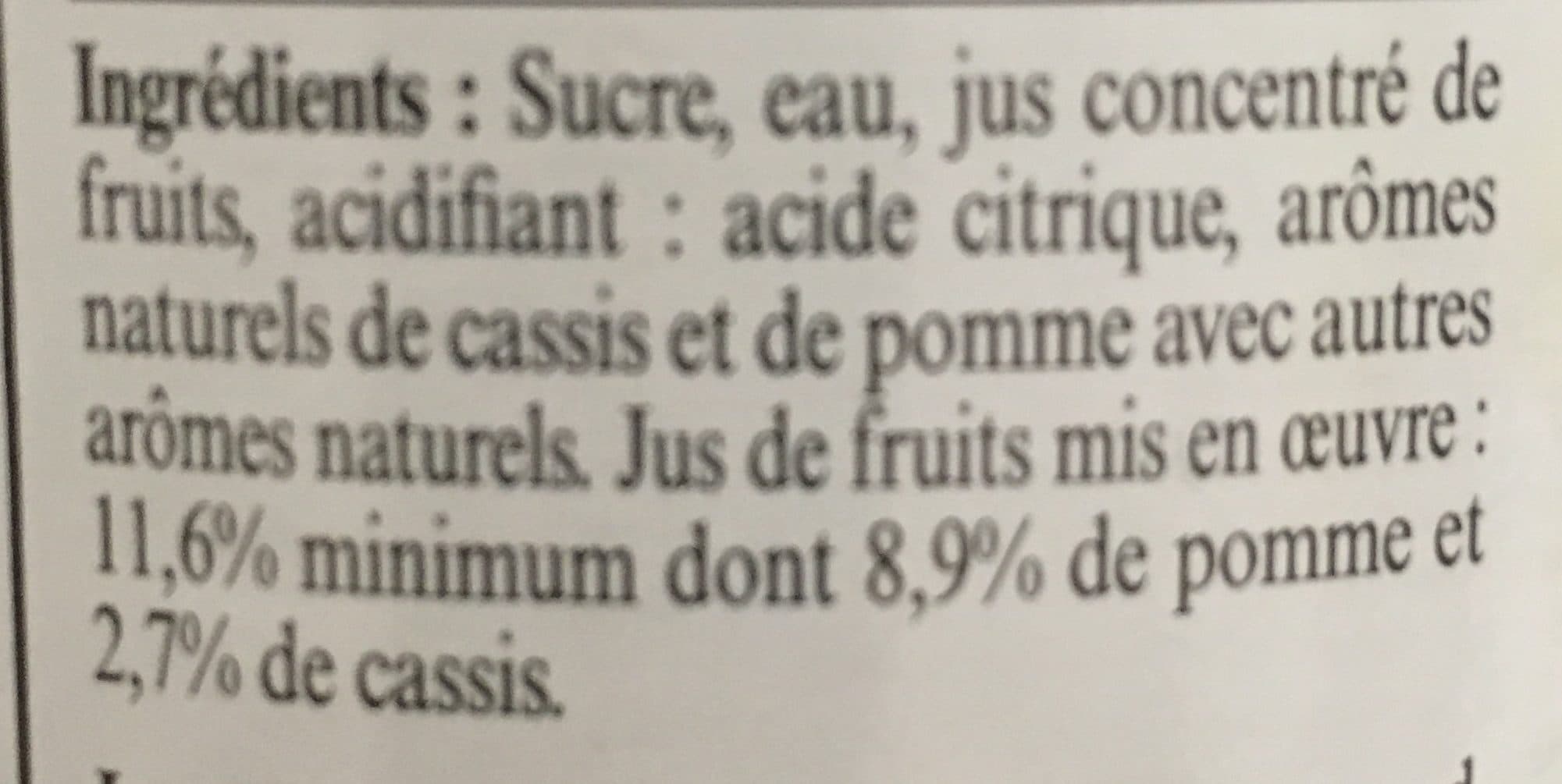 Maison Guiot Sirop de pomme cassis packshot