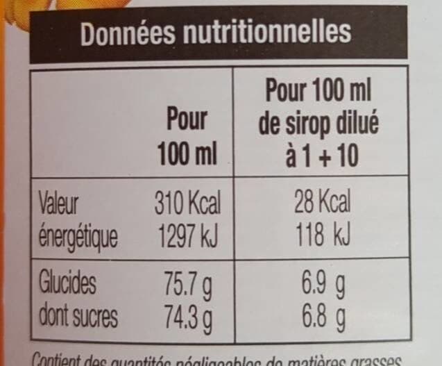 Maison Guiot Sirop de mangue packshot