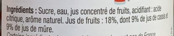 La Maison GUIOT Cassis Sirup | Sirop de cassis packshot
