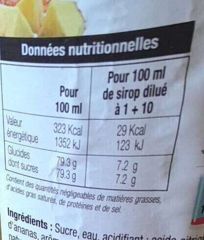 Maison Guiot Sirop d'ananas packshot