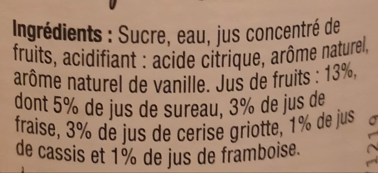 La Maison Guiot Sirop de grenadine packshot