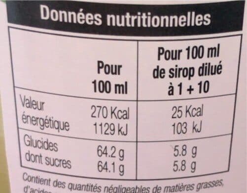 La maison Guiot Sirop de citron vert packshot
