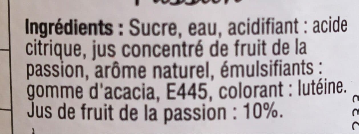 La Maison Guiot Sirop Fruit de la Passion packshot