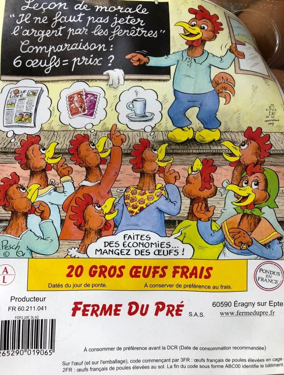 Open Food Facts 20 gros oeufs frais packshot