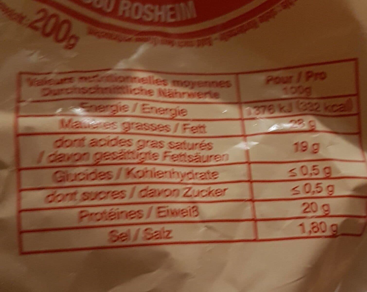 Open Food Facts Petit Munster Geromé packshot
