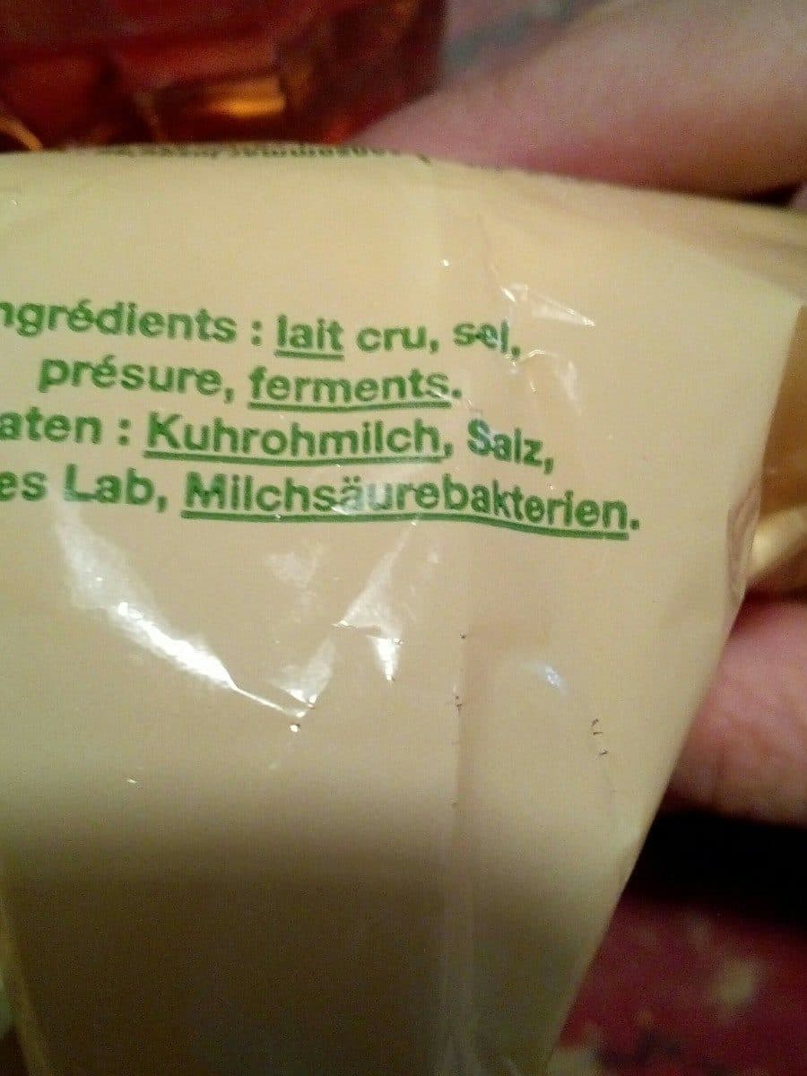 Open Food Facts Petit Munster fermier au lait cru packshot