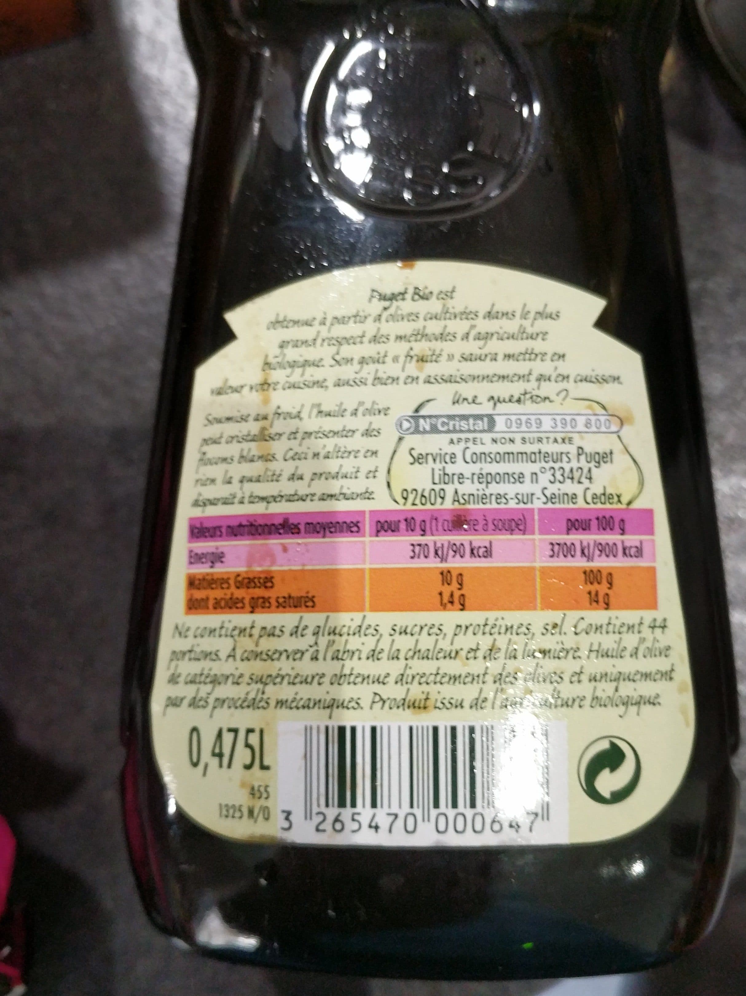 Puget Huile bio packshot