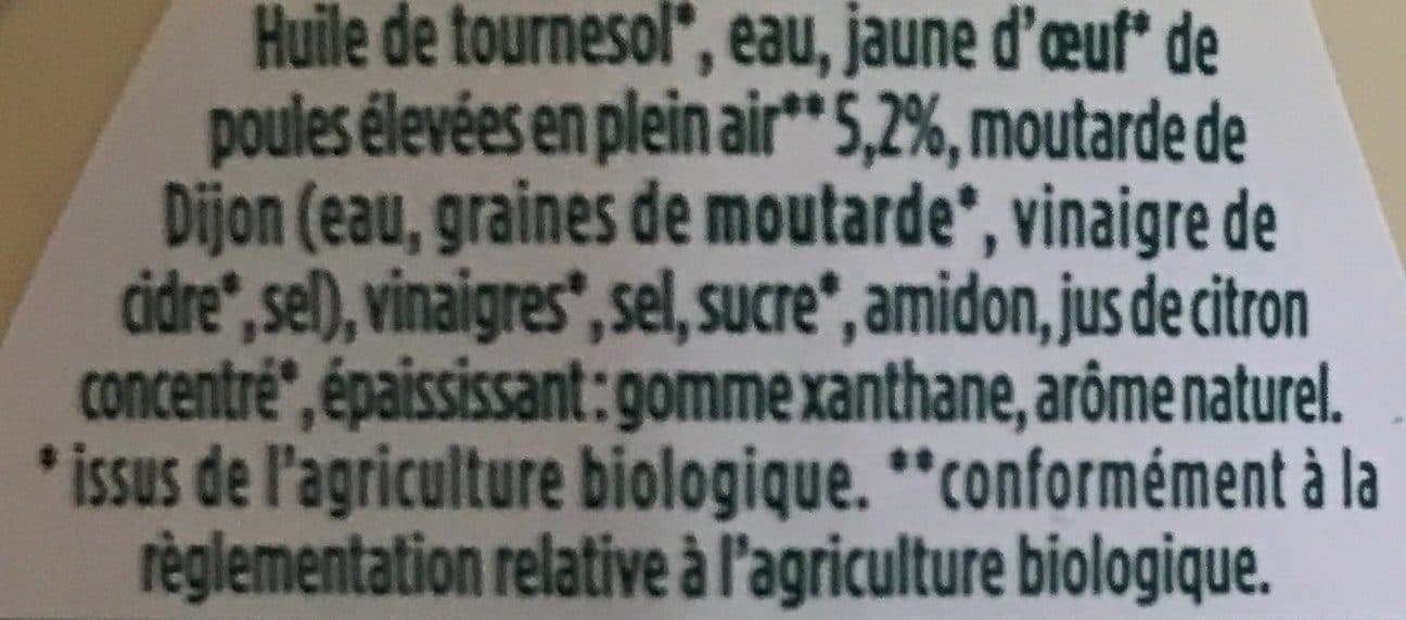 Lesieur Mayonnaise BIO packshot