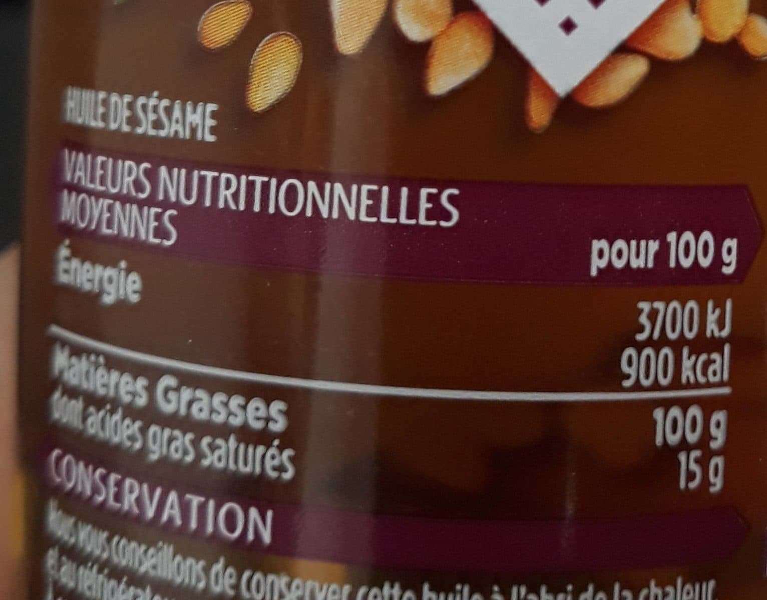 Lesieur Huile de sésame packshot