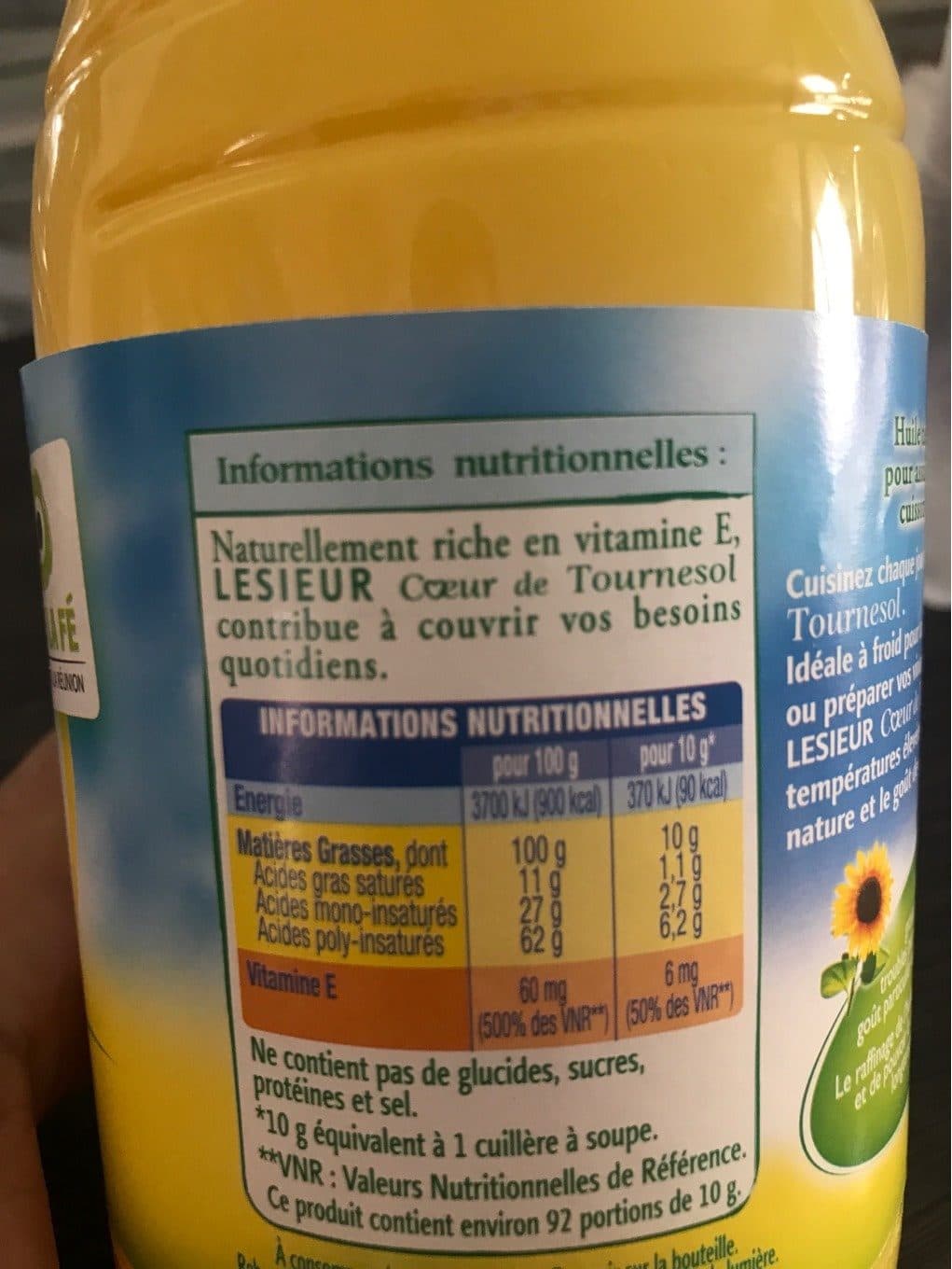 Lesieur Coeur de tournesol packshot