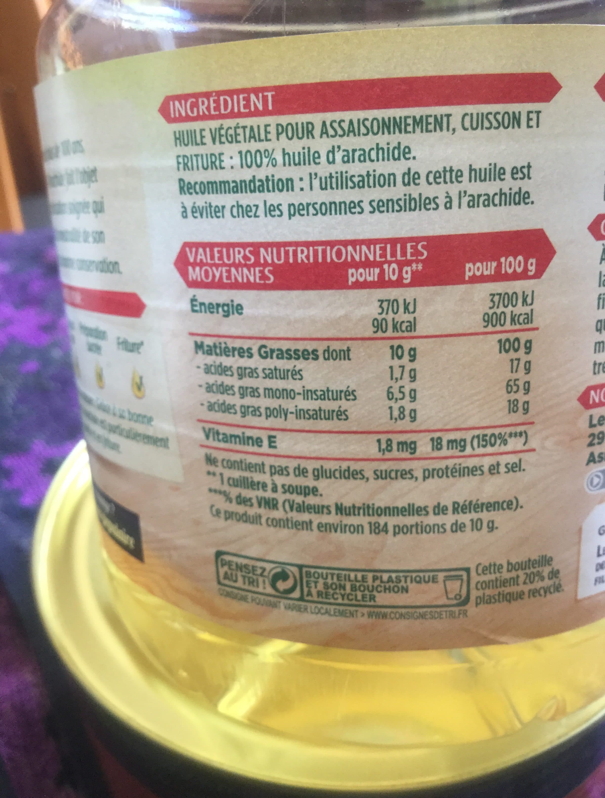 Lesieur Huile D'arachide packshot