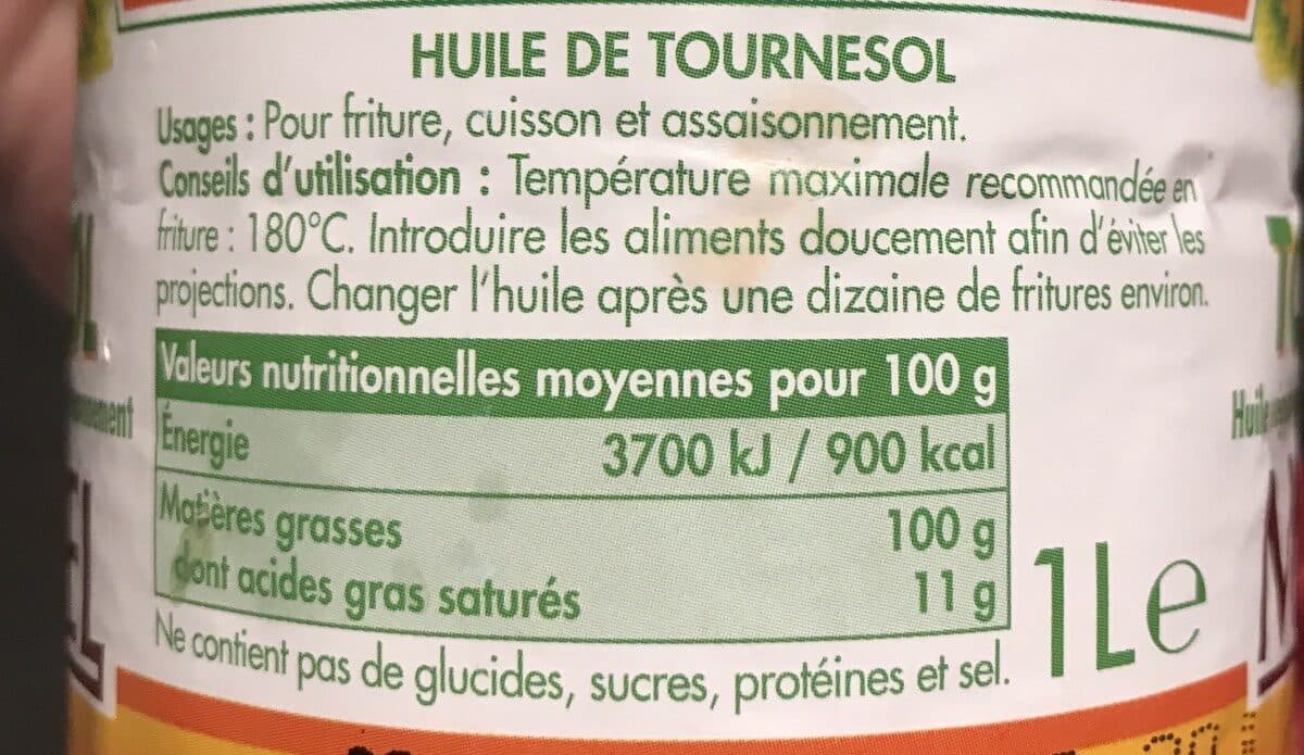 Open Food Facts Huile Maurel packshot