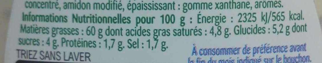 Lesieur Sauce Patates et sa ciboulette et son persil packshot