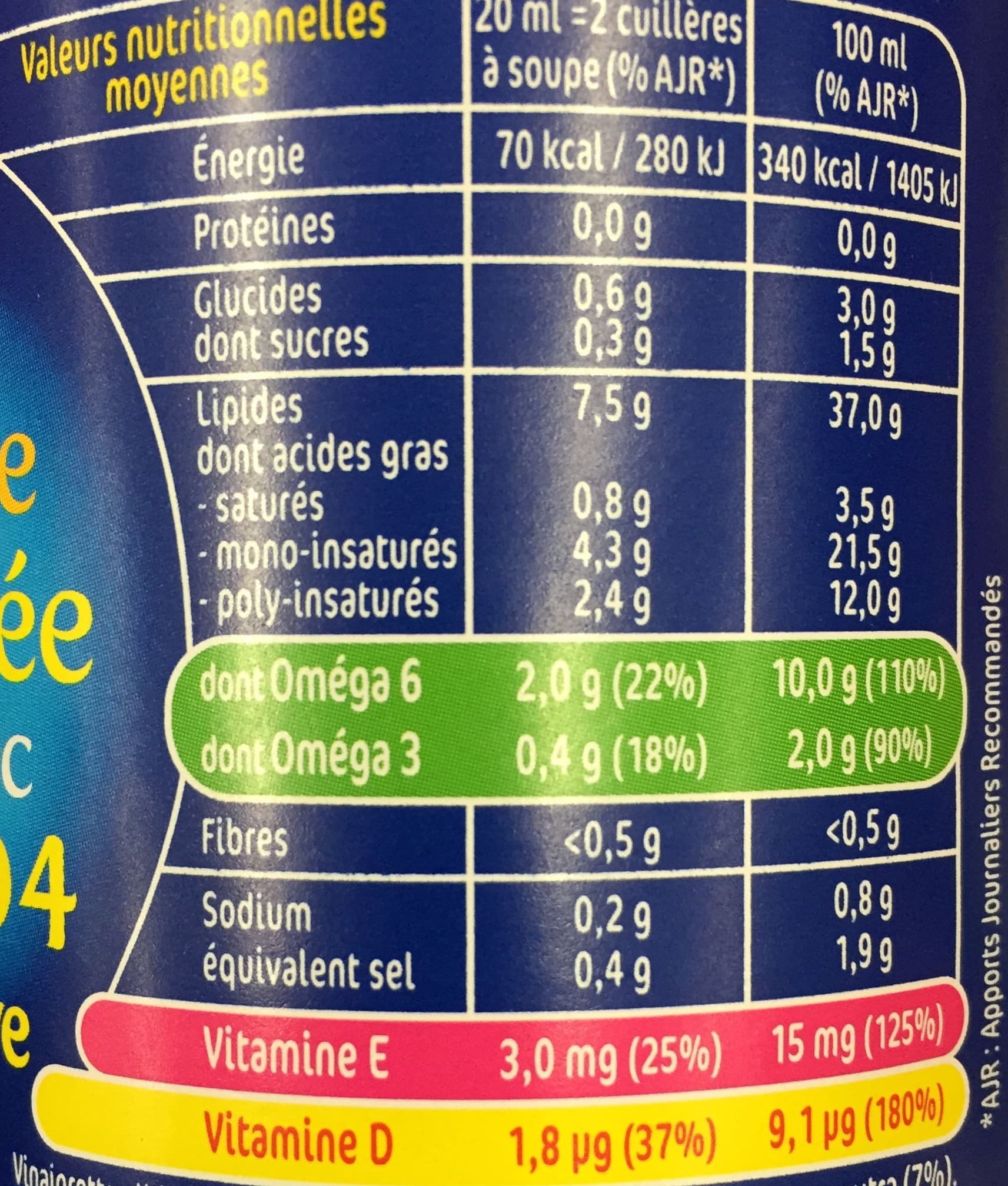 Lesieur Vinaigrette légère Isio 4 Huile d'Olive & Vinaigre de Xérès packshot