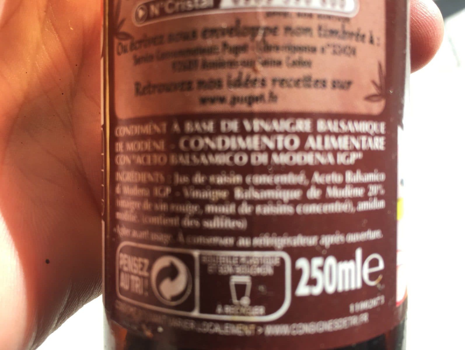 Puget Douceur de Balsamique packshot