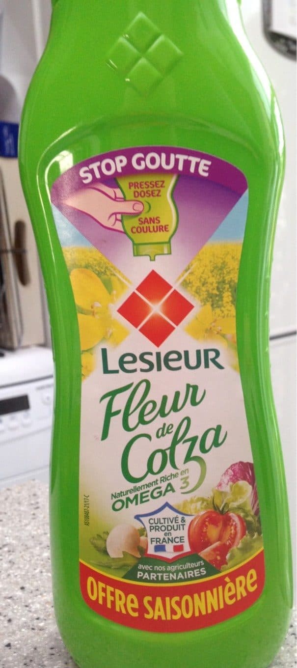 Lesieur Huile Fleur de Colza Stop goutte packshot