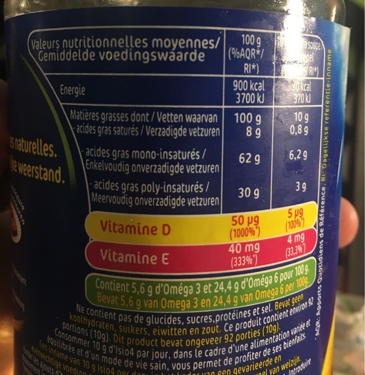 LESIEUR Isio 4 - Mélange d'huiles végétales aromatisé packshot