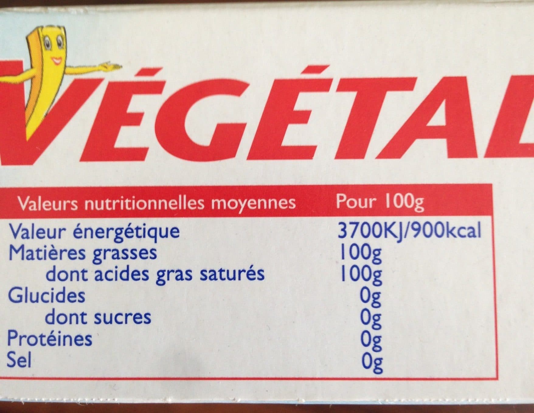 Unilever Végétaline packshot