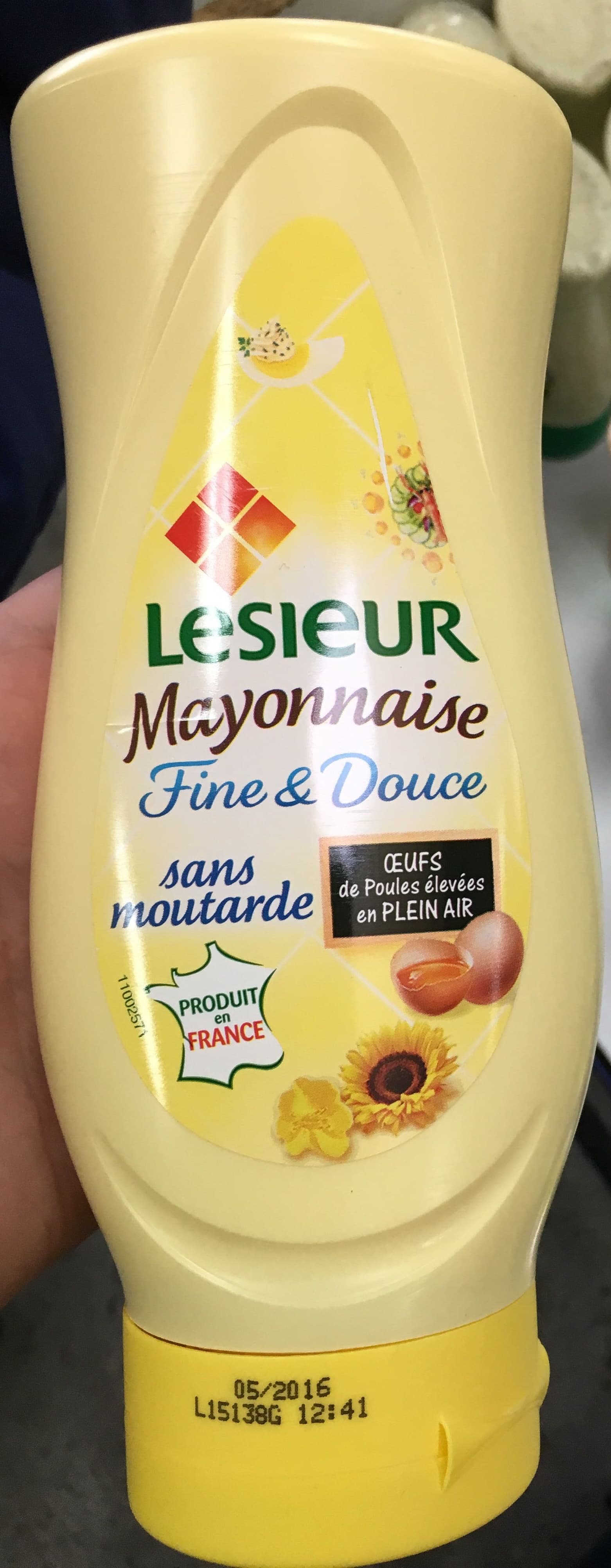 Lesieur Mayonnaise Fine & Douce sans moutarde packshot