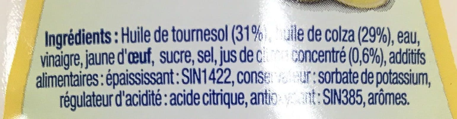 Lesieur Mayonnaise au citron packshot