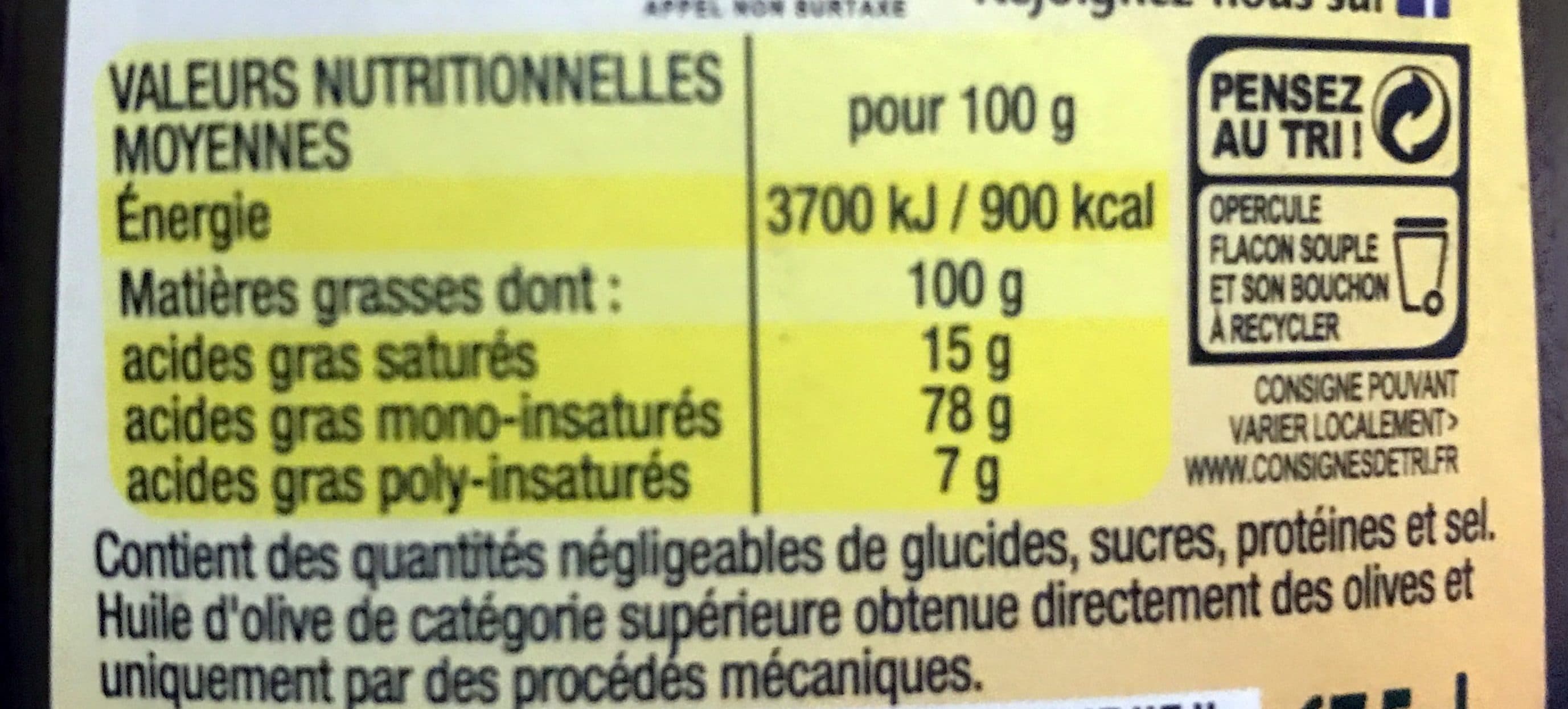 Lesieur Huile d’Olive Vierge Extra packshot