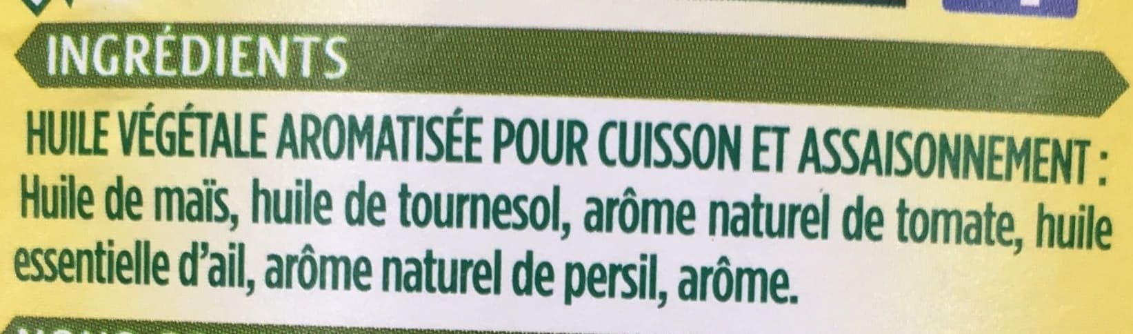 Lesieur Huile & Aromates - Duo, saveur d'ail, tomates & persil packshot