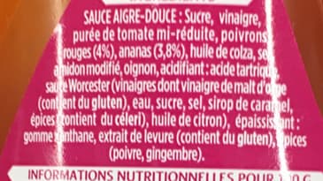 Lesieur Sauce Aigre Douce Poivrons et Ananas packshot