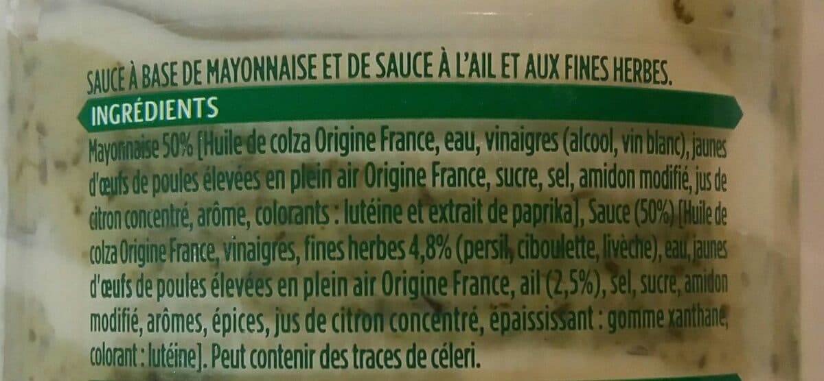 Lesieur Mayo duo ail et fines herbes packshot