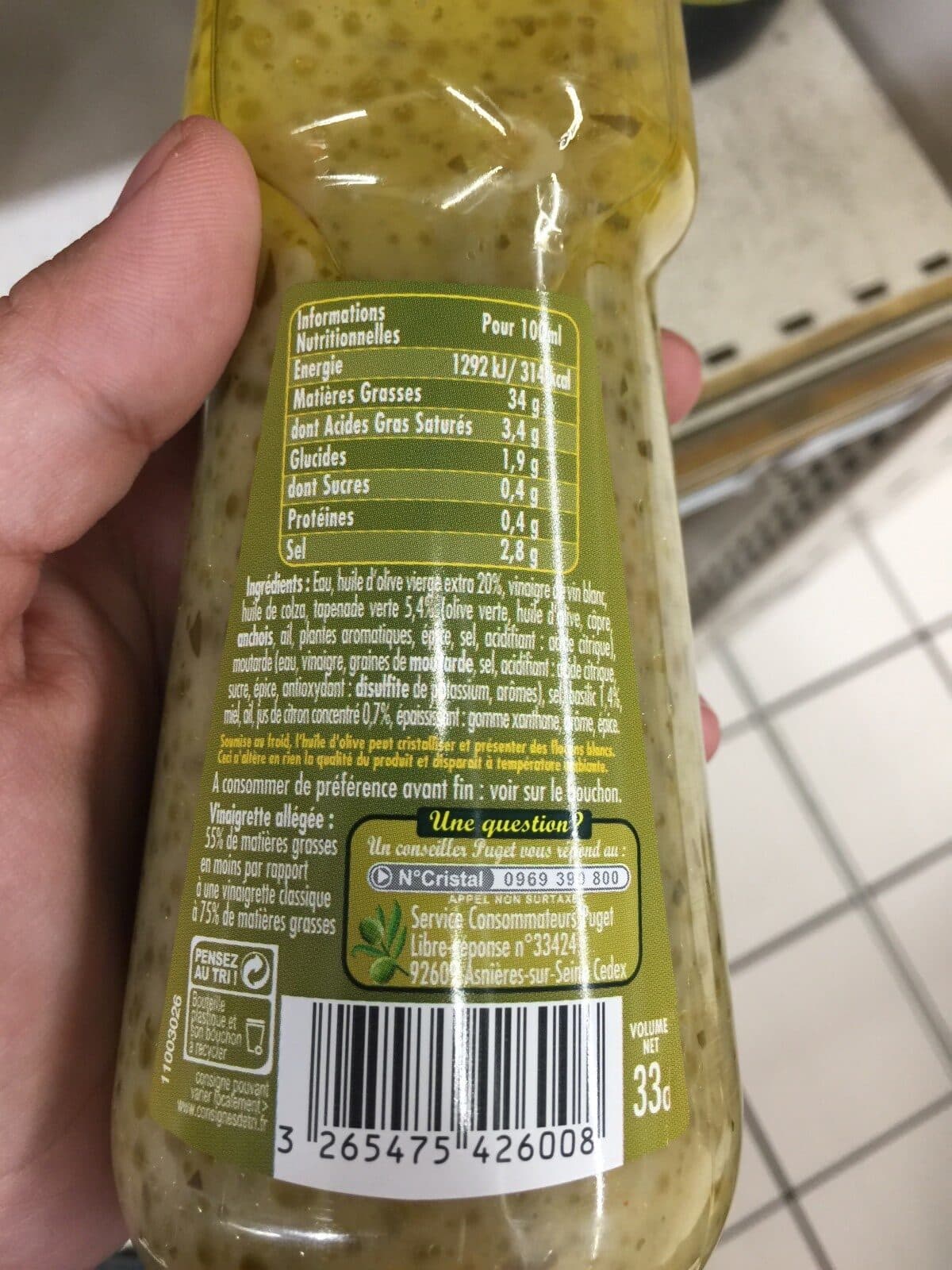 Puget Vinaigrette legere packshot