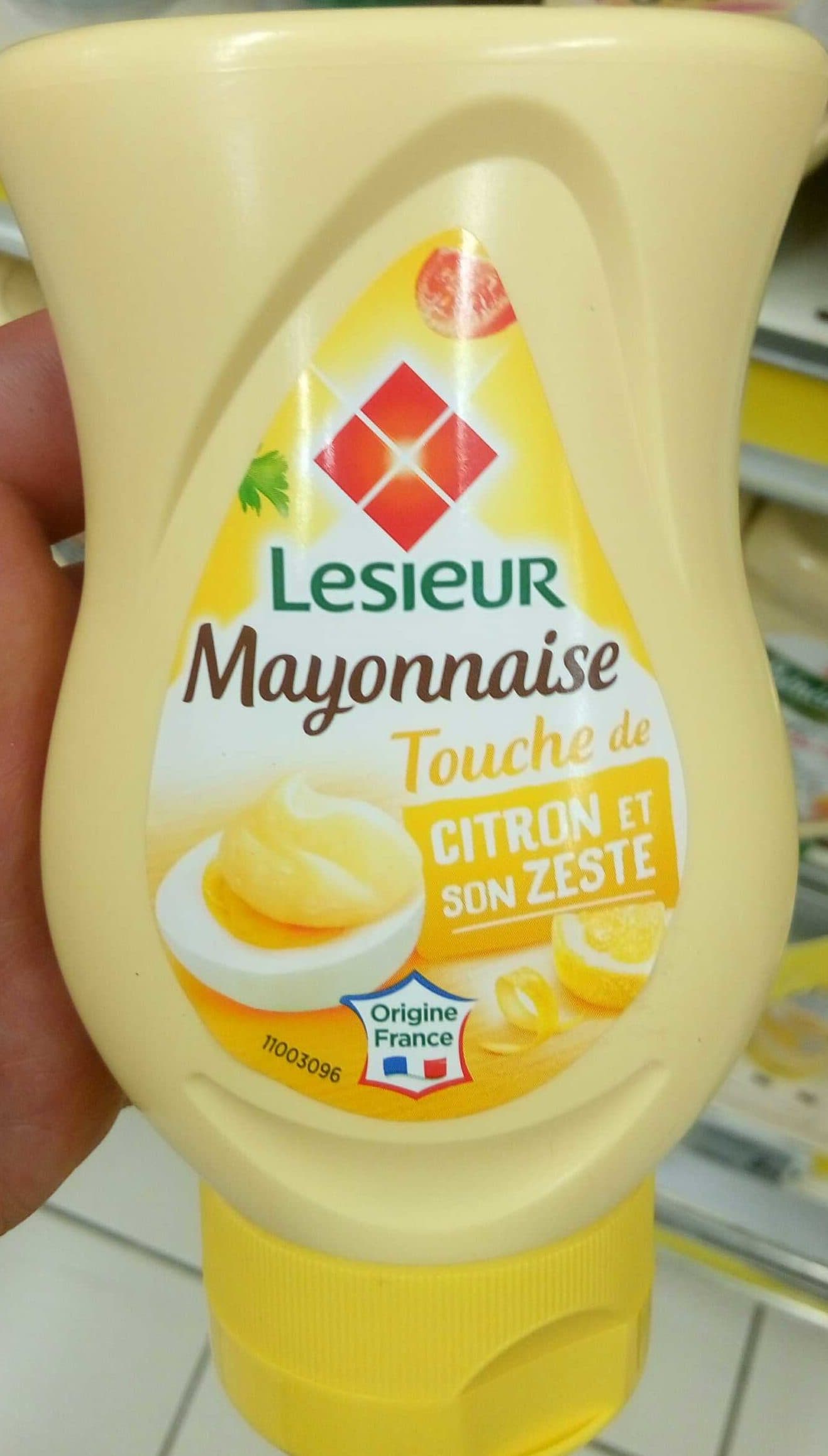 Lesieur Mayonnaise Touche de Citron et son Zeste packshot