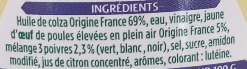 Lesieur Mayonnaise Touche de Trois Poivres packshot