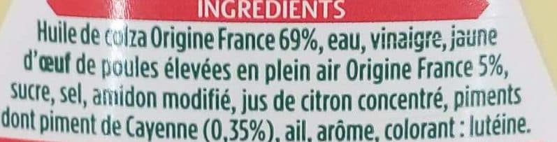 Lesieur Mayonnaise Touche de Piment de Cayenne packshot