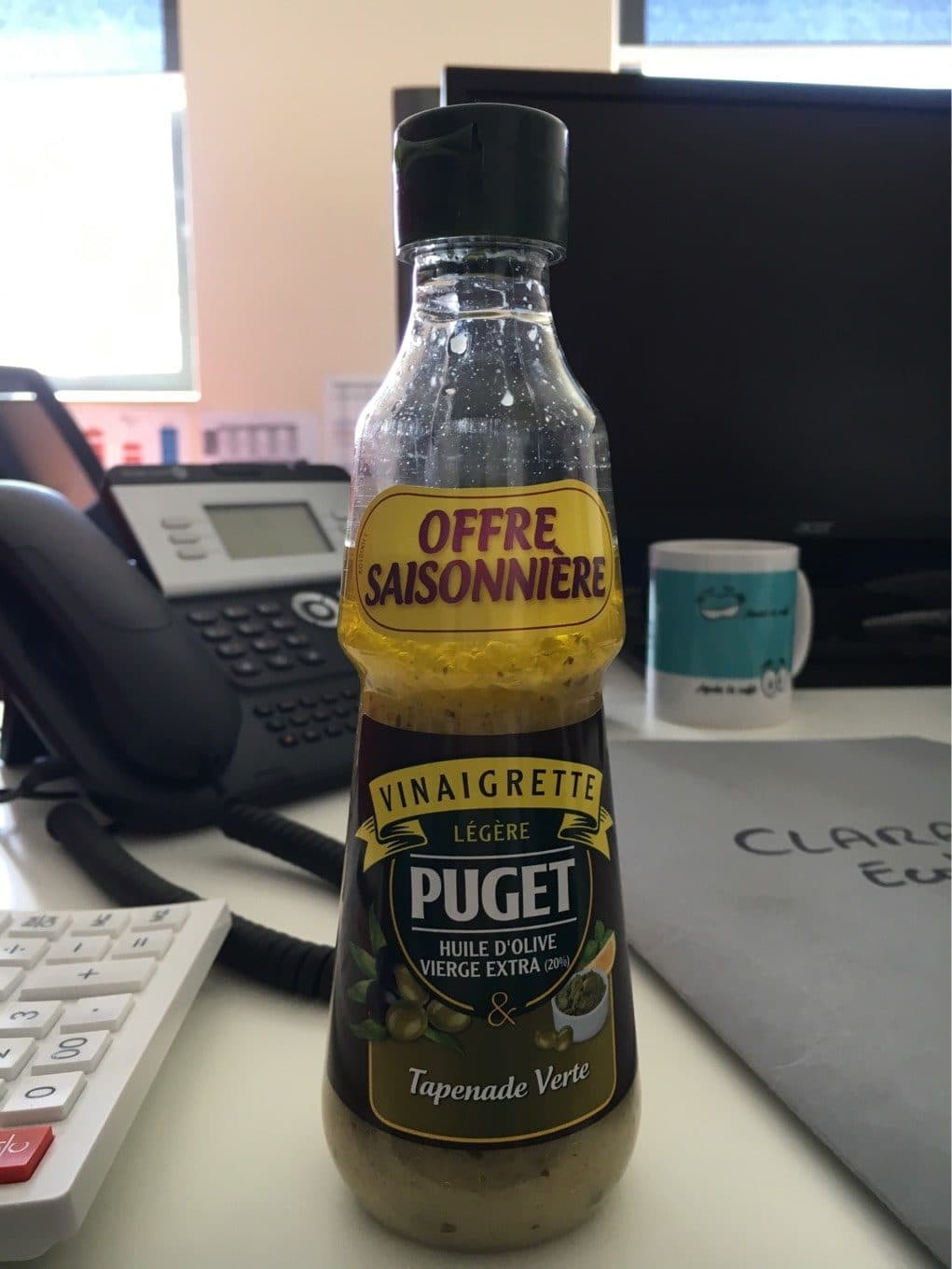 Puget Vinaigrette légère tapenade verte Puget packshot