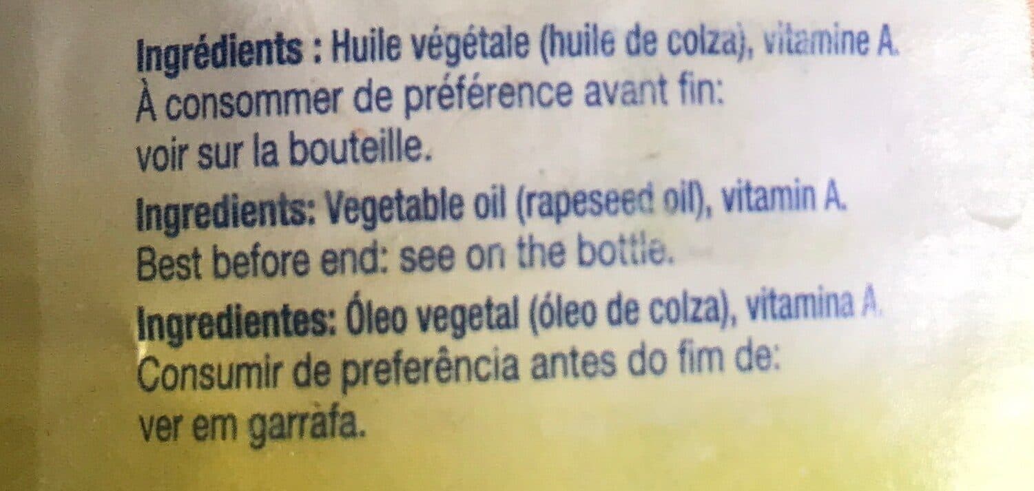 Lesieur Leisure Vegetable Oil packshot