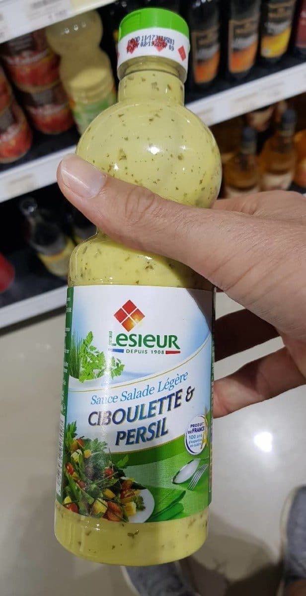 Lesieur Sauce salade légère ciboulette et persil packshot
