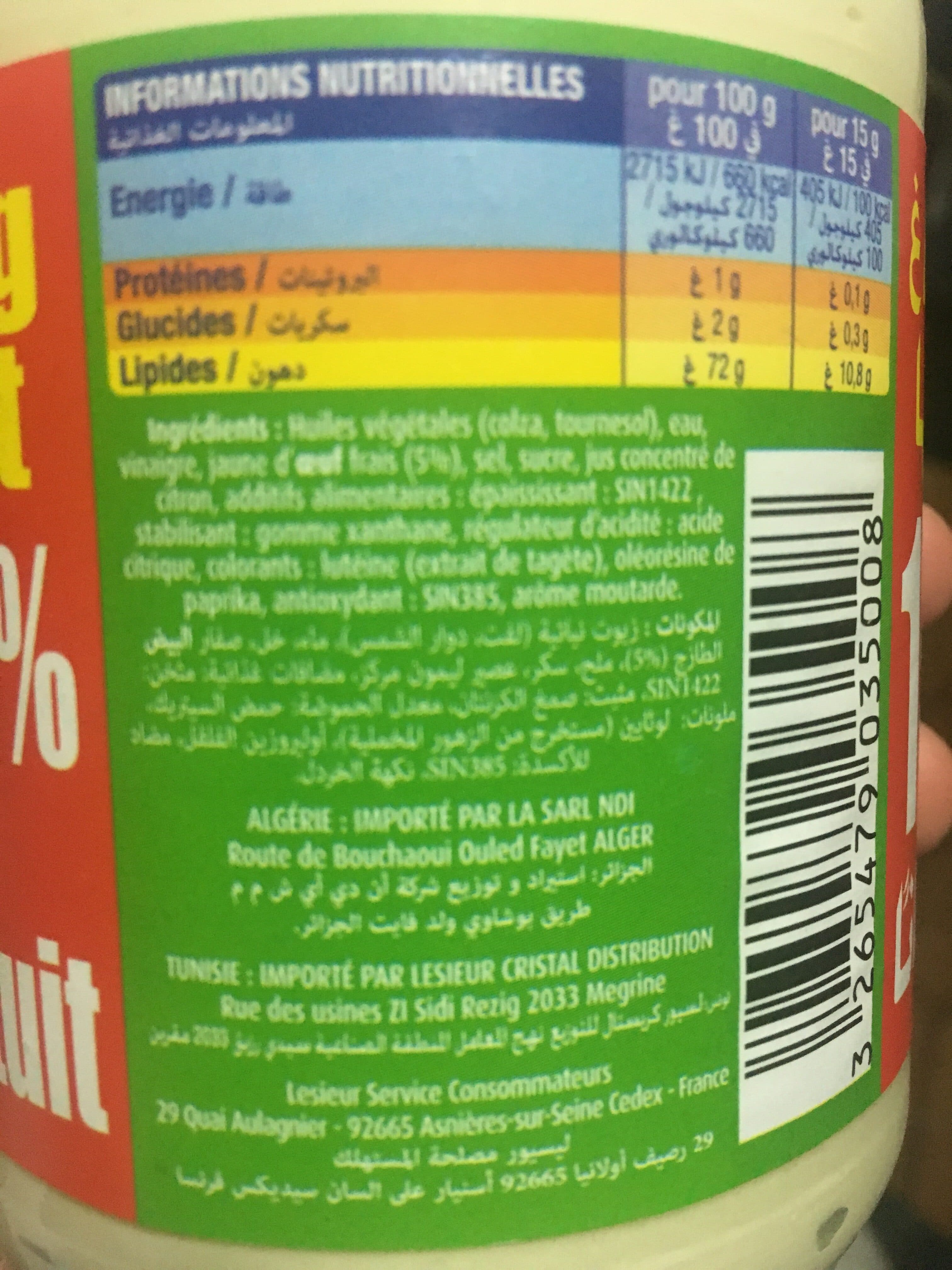 Lesieur Mayonnaise packshot