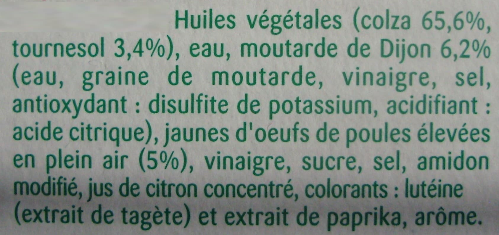 Lesieur Mayonnaise Saveur Forte packshot