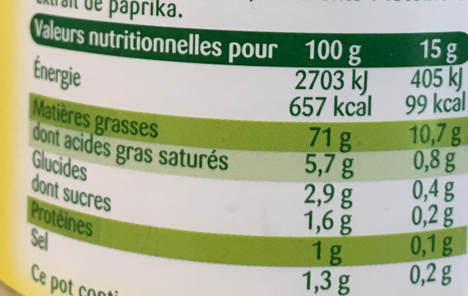 Lesieur Mayonnaise Fine & Douce sans moutarde (offre saisonnière) packshot